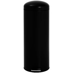 Brabantia Slimline Retro Pedal Bin, 20L Black